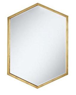 Cherine Hexagon Wall Mirror  34'' H x 24'' W x 1.5'' D