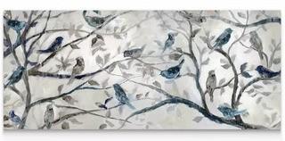 Morning Chorus' Graphic Art Print on Wrapped Canvas 12x30"