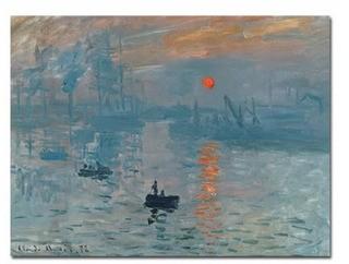 Impression Sunrise' by Claude Monet Painting Print on Canvas 24x32"
