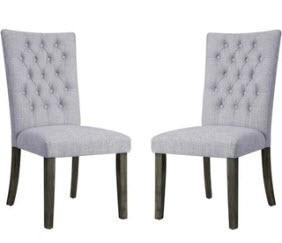 Merel Side Chair, Grey, Set Of 2
