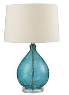 Croxton Table Lamp in Teal