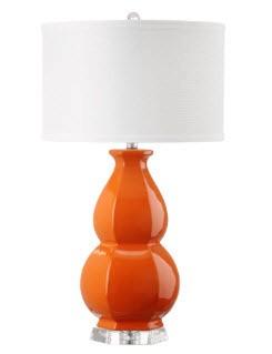 Barcenas Table Lamp, Orange 