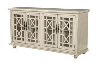 Mainor TV Stand for TVs up to 65", Antique White