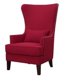 Cavender Wingback Chair, Red