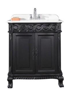 Aregro 30" Single Bathroom Vanity, Broken Sink