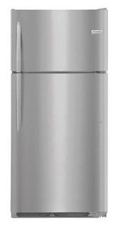 Frigidaire FGTR1837TF 18 cubic ft Gallery Stainless Steel Top Freezer Refrigerator