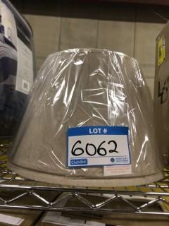 (2) Beige Lamp Shades 