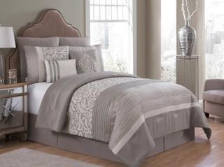 Kingsville 8 Piece Reversible Comforter Set, King