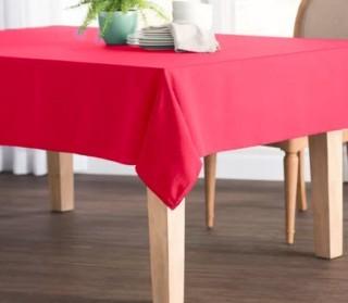 Wayfair Basics Poplin Rectangular Tablecloth. Hot Pink  60x90"