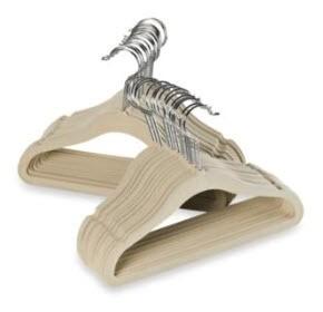 Slimline 30-Count Flocked Children's Hangers