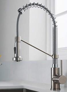 Kraus Bolden Series Pull Down Single Handle Kitchen Faucet Stainless Steel/Chrome