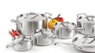 11Pc Lagostina Academy-Clad