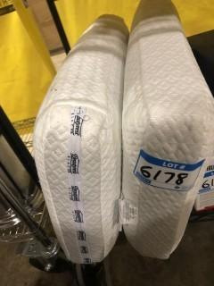 (2)Beautyrest Black Lumagel Pillows-Open Box, As Is