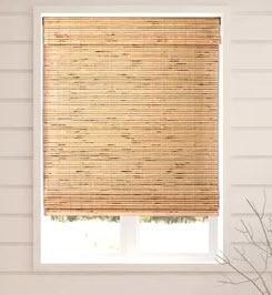 Cordless Bamboo Blinds Petite Rustic 35.5x60"