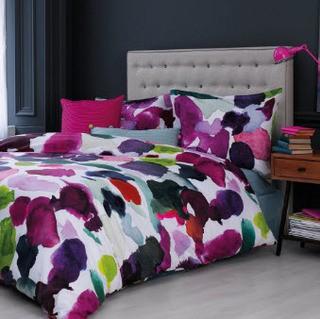 Bluebellgray Abstract Duvet Cover, Queen