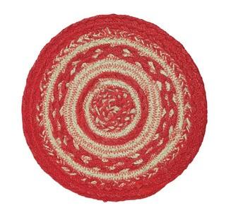 (4) Gertrude Jute Trivet 8"