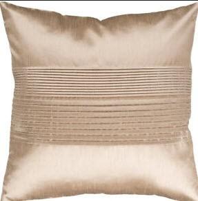 Surya HH-019 Pillow Kit Down Feathers Square Safari 22" x 22" Accent Pillow