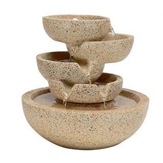 Cascading Bowls Fountain with LED Light