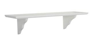 (2) 8 in. x 24 in. White Shelf Kit, White