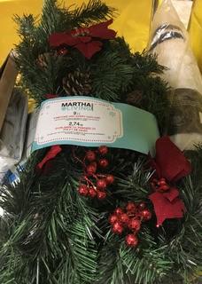 Martha Living 9 ft. Pinecone And Berry Garland 