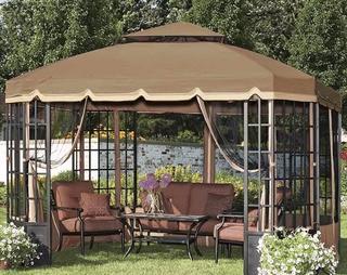 Sunjoy Bay Window Gazebo Replacement Canopy