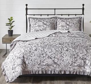 Mascolo Reversible Coverlet Set, Queen