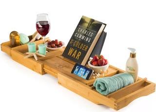 Bambusi Bamboo Bathtub Caddy