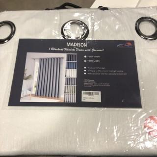 Set Of 2 Curtain Panels 110x96", Ivory