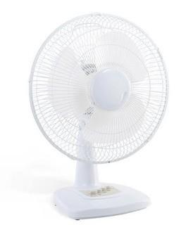 Mainstays Oscillating Table Fan 12" , White