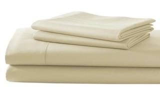 4-Piece Beige 1200 Thread Count Queen Sheet Set