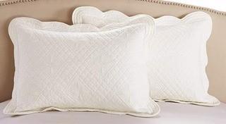(2)Lafollette Luxury Quilted Pillow Sham, Standard 