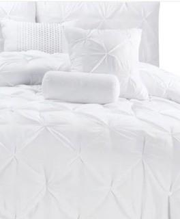 Bellisimo Comforter Set, Queen, White