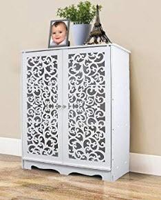 10 Pair Shoe Storage Cabinet Sculpture Work Door