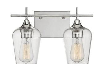 Hickerson 2-Light Vanity Light, Polished Chrome
