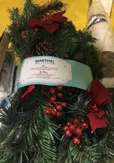 Martha Living 9 ft. Pinecone And Berry Garland 