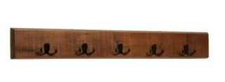 5 in. Revive - Reclaimed Coat 8-Hooks in. Natural