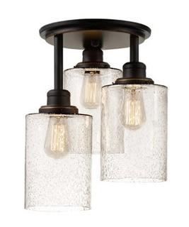 Annecy 3-Light Semi Flush Mount, Oil Rubbed Bronze