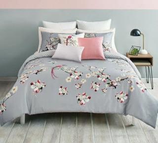 Ted Baker London Flight of the Orient Reversible Duvet Cover Set, Queen