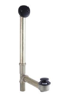 Kingston Brass Made to Match 16-in Bathtub Waste and Overflow Drain, Matte Black