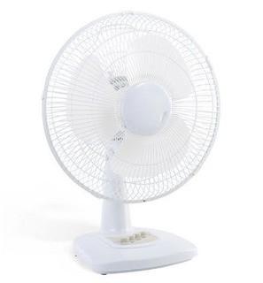 Mainstays Oscillating Table Fan 12" , White