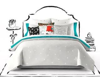 kate spade new york Deco Dot Duvet Cover