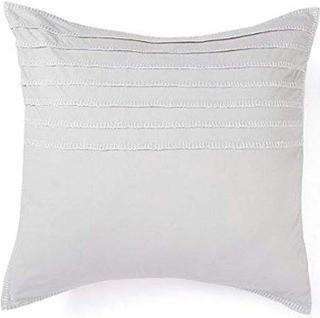 (2) Barbara Barry Throw Pillows, Slate Ascot 16x16"