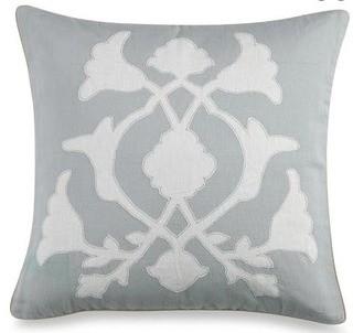 (2) Barbara Barry Throw Pillows, Delft Poetical 18x18"