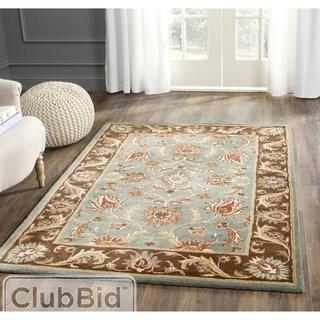 Charlton Home Cranmore Hand-Tufted Blue/Brown Area Rug 2' x 3'(CHLH6073_19260489)