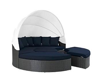 Modway Sojourn Outdoor Patio Daybed (EEI-1986-CHC-NAV-SET)
