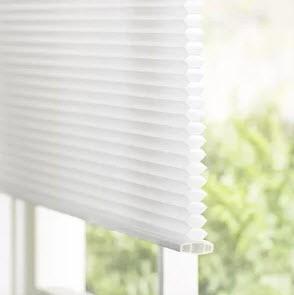 (2) White Roller Shades 60x48"