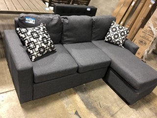 Grey Fabric Sectional 