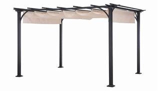 Naples 10 Ft. W x 8 Ft. D Steel Pergola