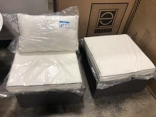 2 Piece Wicker Patio Set