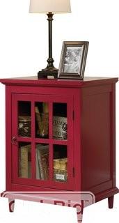 Darby Home Co Covington Accent Cabinet - Berry Red (DRBC6796_19305841)
